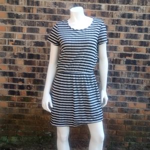 City Triangle gray and black dress